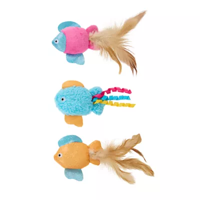 Product Whisker City® Fish Cat Toys, 3 Count