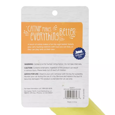 Product Whisker City® Banana Kicker Cat Toy