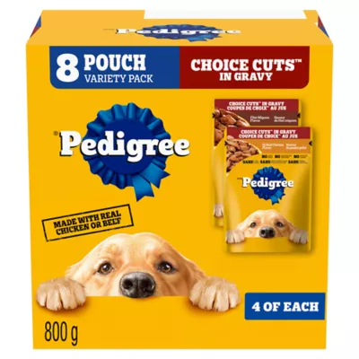 Product Pedigree Adult Wet Dog Food - Filet Mignon and Chicken Variety Pack 8 Count