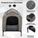 Product TRIXIE 2-in-1 Elevated Portable Dog House/Cot & Tent for Dogs