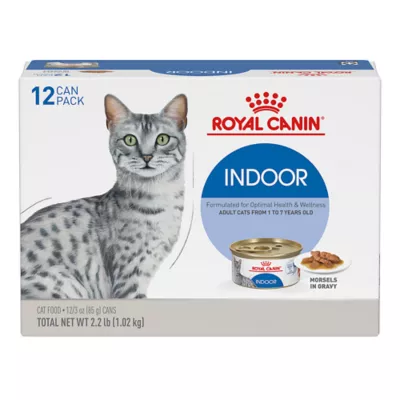 Product Royal Canin Adult Cat Wet Food - Indoor, Morsels in Gravy, 12 Ct, 2.2 Lb