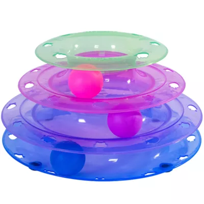 Product Catstages Tower of Tracks Interactive 3-Tier Track Cat Toy