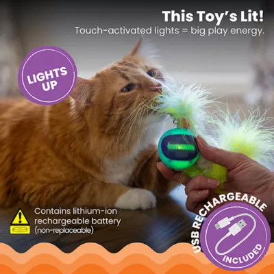 Product Catstages Roll & Chase Robot Cat Toy
