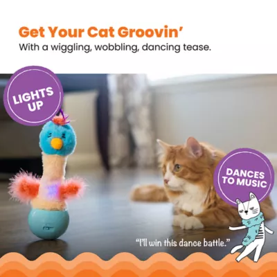 Product Catstages Dancing Ostrich Electronic Cat Toy