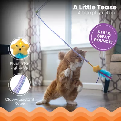Product Catstages Twinkle Star Light Up Cat Wand