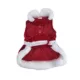 Product Hip Doggie Mrs. Claus Dog Dress