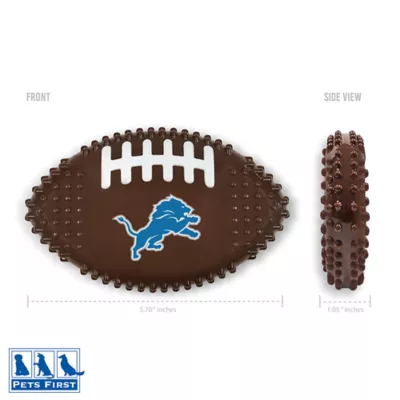 Product Detroit Lions Hard Nylon Football Dog Chew Toy
