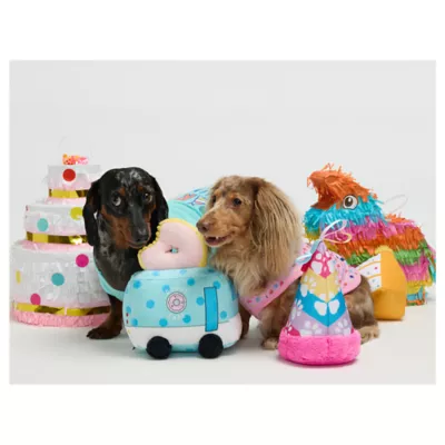 Product Hotel Doggy Birthday Donut Food Truck Plush Dog Toy