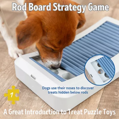 Product TRIXIE Dog Activity Rod Board Strategy Game, Level 1 Dog Puzzle Toy, Dog Treat Toy
