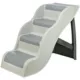 Product TRIXIE 4-Step Pet Stairs, Lightweight and Collapsible Steps Ideal for Dogs & Cats, Gray