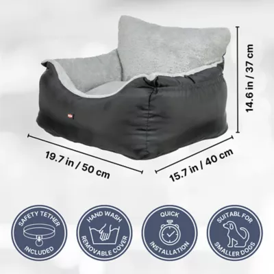 Product TRIXIE Convertible Lite Pet Car Seat, Dog Booster Seat, Travel Pet Bed for Small Dogs and Cats