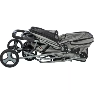 Product TRIXIE Pet Stroller for Small Dogs & Cats Portable Lightweight Travel Stroller, Gray