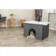 Product TRIXIE Harvey Velvety Indoor Condo, Foldable Hideaway, for Cats and Small Dogs, Gray