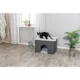 Product TRIXIE Harvey Velvety Indoor Condo, Foldable Hideaway, for Cats and Small Dogs, Gray