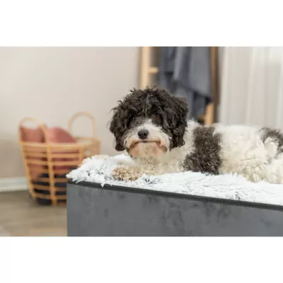 Product TRIXIE Harvey Velvety Indoor Condo, Foldable Hideaway, for Cats and Small Dogs, Gray