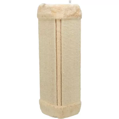 Product TRIXIE Wall Mount Sisal Scratching Board for Corners, Vertical Cat Scratcher, Beige