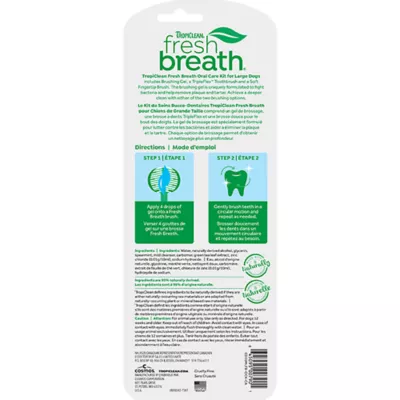 Product TropiClean Fresh Breath - Plaque & Tartar Control Kit for Large Dogs