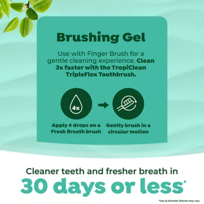 Product TropiClean Fresh Breath - Plaque & Tartar Control Kit for Large Dogs