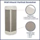 Product TRIXIE Wall Mount Sisal Scratching Board for Corners, Vertical Cat Scratcher, Gray