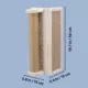 Product TRIXIE Wall Mounted Corner Sisal Scratching Board and Jute Post, Vertical Cat Scratcher