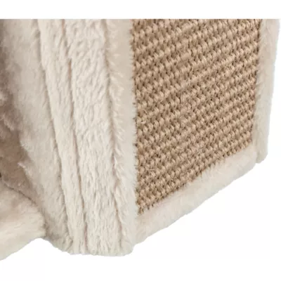 Product TRIXIE Wall Mounted Corner Sisal Scratching Board and Jute Post, Vertical Cat Scratcher