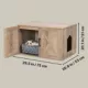 Product TRIXIE XL Farmhouse Litter Box Enclosure, Hidden Litter Box Cabinet or End Table