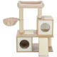 Product TRIXIE Addison Sisal & Wood 35.5" Cat Tree, Modern Cat Tower, Condos, Hammock, Cozy Bed, Beige