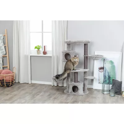 Product TRIXIE Anna Jute 50" Cat Tree Scratching Posts Condos Hammocks Perches Cat Toy, Beige