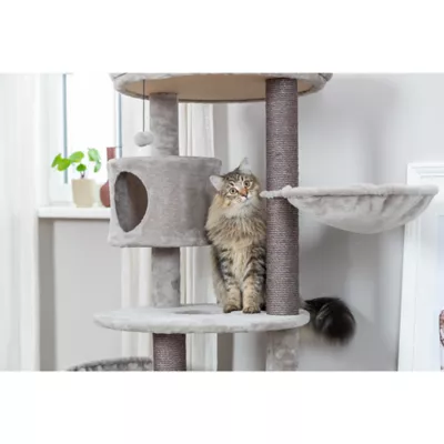 Product TRIXIE Anna Jute 50" Cat Tree Scratching Posts Condos Hammocks Perches Cat Toy, Beige