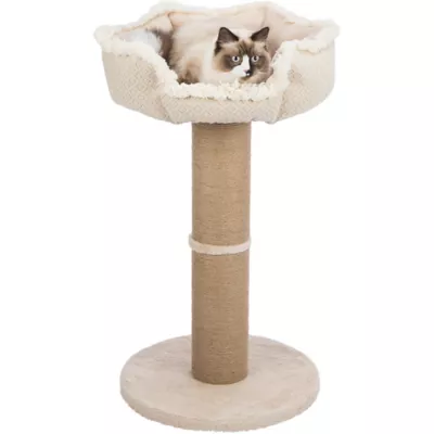 Product TRIXIE Boho 32" Cat Tree with Jute Scratching Post, Plush Platform with Removable Cat Bed