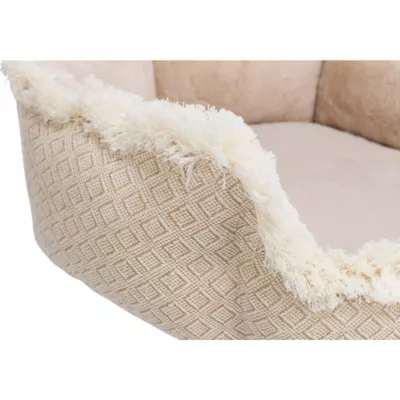Product TRIXIE Boho 32" Cat Tree with Jute Scratching Post, Plush Platform with Removable Cat Bed