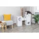 Product TRIXIE Casa Cara Indoor Modular Cardboard Cat Condo, Cat Play Tower, Corrugated Cat House