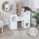 Product TRIXIE Casa Cara Indoor Modular Cardboard Cat Condo, Cat Play Tower, Corrugated Cat House