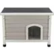 Product TRIXIE Classic Elevated Weatherproof Cat House, 2 Cover Openings, Indoor-Outdoor Cat Home