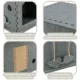 Product TRIXIE Lene Felt Indoor Cat Condo, Small Cat Hideaway - Cat Toy, Jute Scratching Pads, Gray
