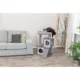 Product TRIXIE Mali Sisal & Wood 34" Cat Tree with Scratching Posts & Pads, Condos, Ramp, Bed, Gray