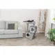 Product TRIXIE Mali Sisal & Wood 34" Cat Tree with Scratching Posts & Pads, Condos, Ramp, Bed, Gray