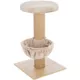 Product TRIXIE Mauricio Sisal & Plush 33" Cat Tree with Sisal Scratching Post, Perch & Hammock, Beige