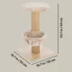 Product TRIXIE Mauricio Sisal & Plush 33" Cat Tree with Sisal Scratching Post, Perch & Hammock, Beige