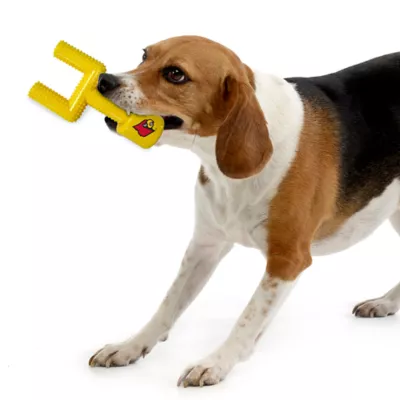 Product Louisville Hard Nylon Football Goal Post Dog Chew Toy