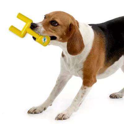 Product Miami Dolphins Hard Nylon Football Goal Post Dog Chew Toy