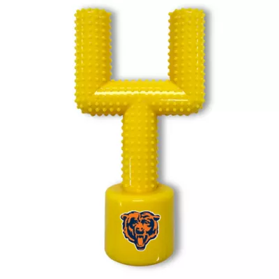 Product Chicago Bears Hard Nylon Football Goal Post Dog Chew Toy