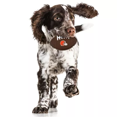 Product Cleveland Browns Hard Nylon Football Dog Chew Toy