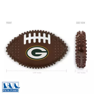 Product Green Bay Packers Hard Nylon Football Dog Chew Toy