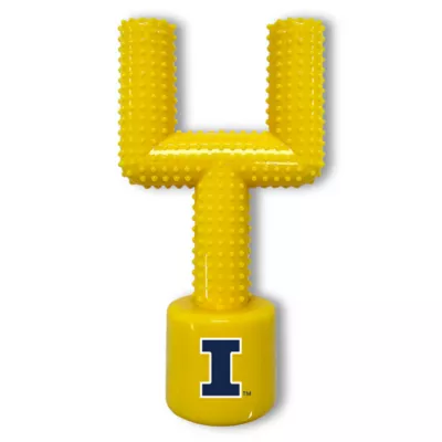 Product Illinois Hard Nylon Football Goal Post Dog Chew Toy