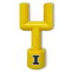 Product Illinois Hard Nylon Football Goal Post Dog Chew Toy