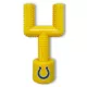 Product Indianapolis Hard Nylon Football Goal Post Dog Chew Toy