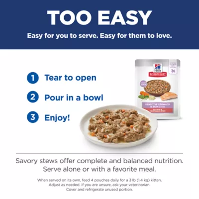 Product Hill's Science Diet Cat - Kitten, Stew, Pouch, 2.8 OZ