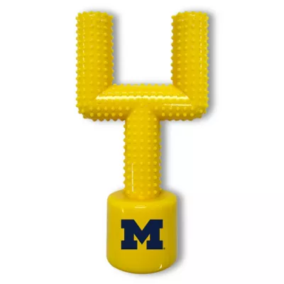 Product Michigan Hard Nylon Football Goal Post Dog Chew Toy