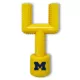 Product Michigan Hard Nylon Football Goal Post Dog Chew Toy